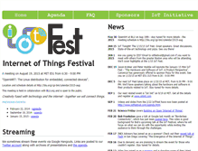 Tablet Screenshot of iotfestival.com